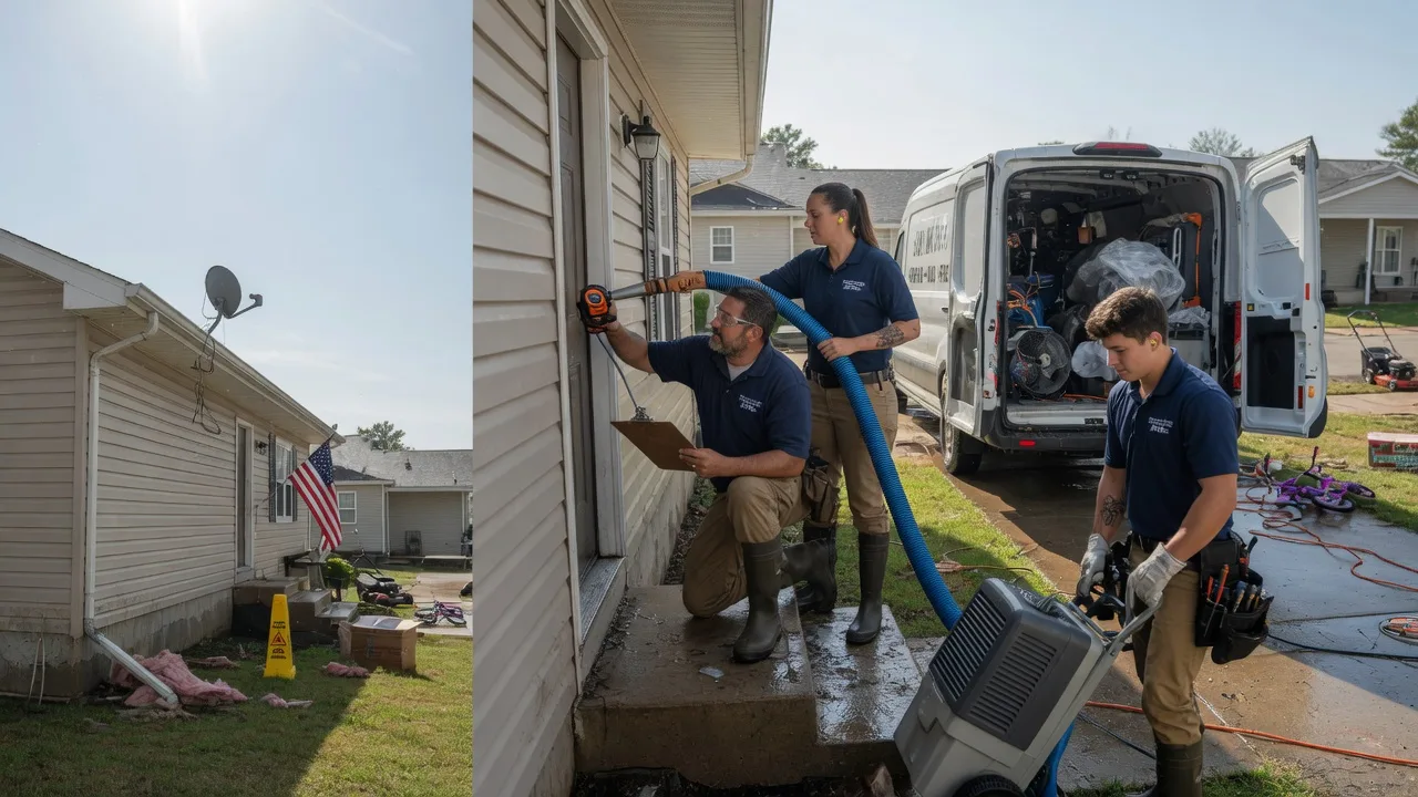 Ceiling Water Damage Restoration in Little Chute, WI near me